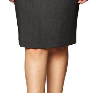 Calvin Klein Gray Knee-Length stretch Pencil Skirt Work size 8